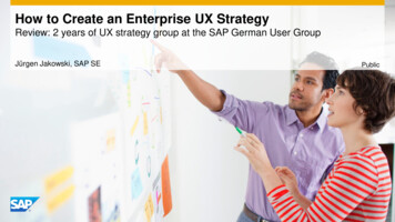 How To Create An Enterprise UX Strategy