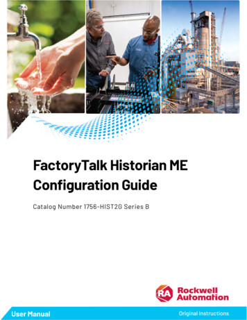 FactoryTalk Historian ME Configuration Guide (1756-UM106F-EN-E)