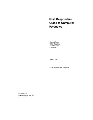 First Responders Guide To Computer Forensics