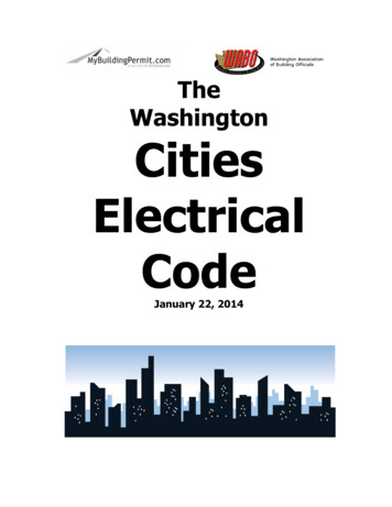 The Washington Cities Electrical Code - MyBuildingPermit