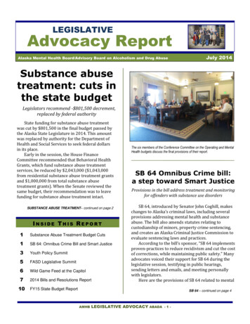 Advocacy Report - Dhss.alaska.gov