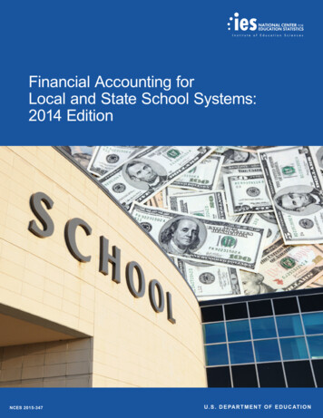 Financial Accounting For Local And State School Systems: 2014 Edition
