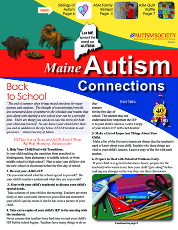 Word On AUTISM Autism Maine Connections - Autism Society Of Maine