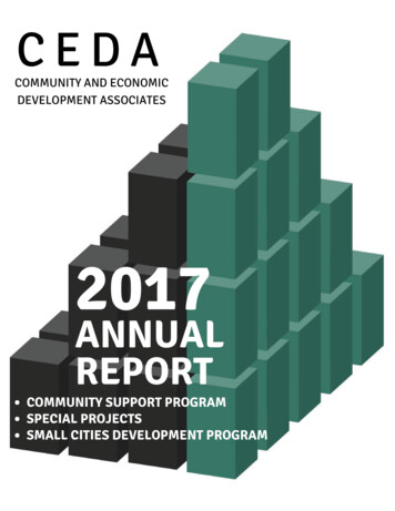 Annual Report - Cedausa 