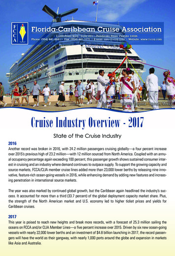 Cruise Industry Overview And Statistics - FCCA