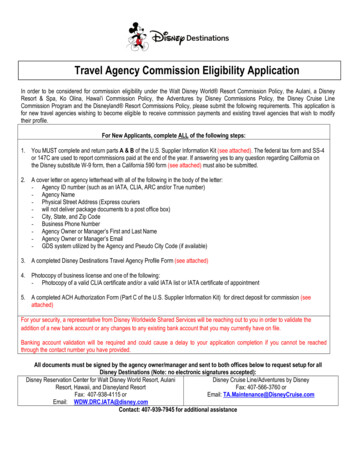 Travel Agency Commission Eligibility Application