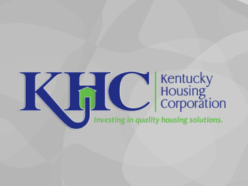 Coordinated Entry - Ky Housing