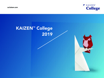 KAIZEN College 2019