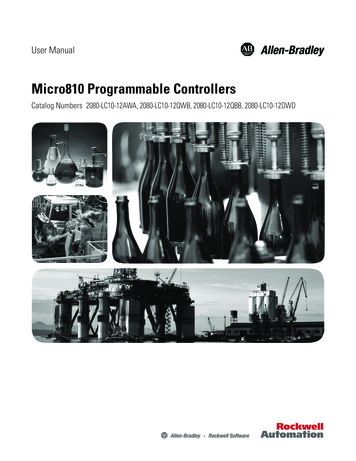2080-UM001F-EN-E Micro810 Controllers User Manual