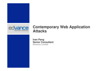 Contemporary Web Application Attacks - HKCERT