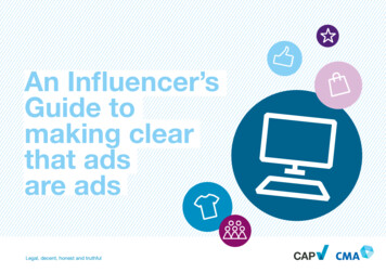 An Influencer’s Guide To Making Clear - ASA