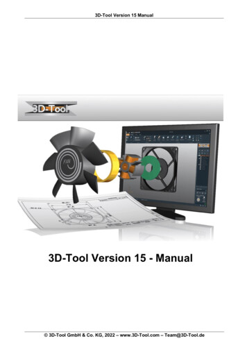 3D-Tool V15 - Manual