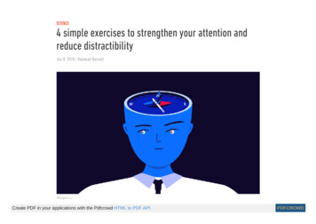 4 Simple Exercises To Strengthen Attention And Reduce . - Amishi Jha