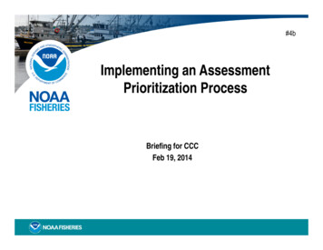 Implementing An Assessment Prioritization Process