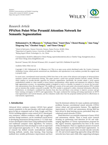 PPANet: Point-Wise Pyramid Attention Network For Semantic . - Hindawi