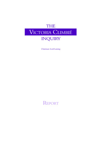 The Victoria ClimbiÃ Inquiry - GOV.UK