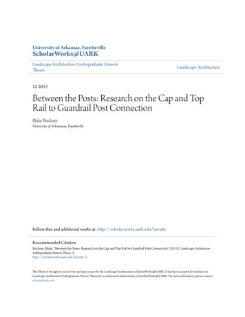 Between The Posts: Research On The Cap And Top Rail To Guardrail . - CORE