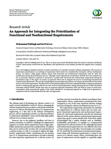 Research Article An Approach For Integrating The Prioritization Of .