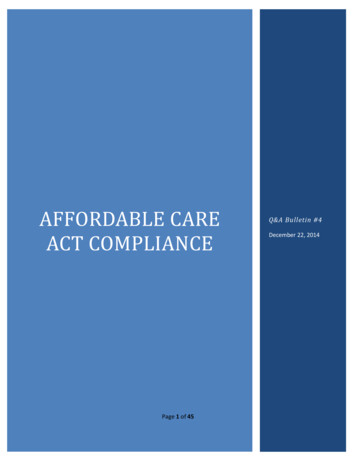 Affordable Care Act Compliance - Georgia