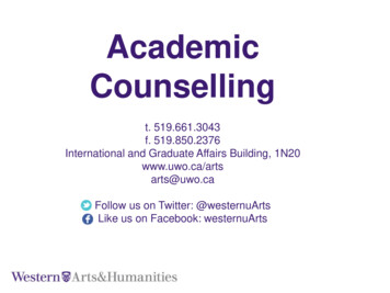 Academic Counselling - Western University