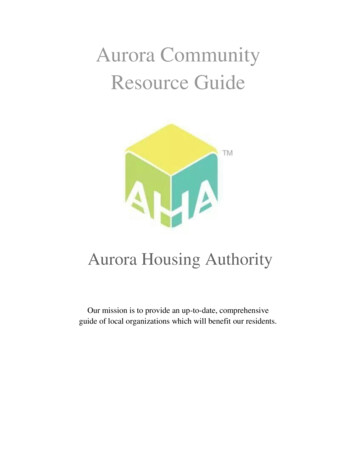 Aurora Community Resource Guide