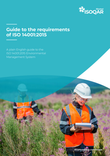 Guide To The Requirements Of ISO 14001:2015