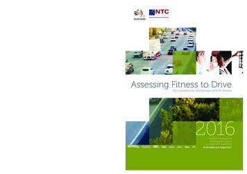 Assessing Fitness To Drive - Austroads