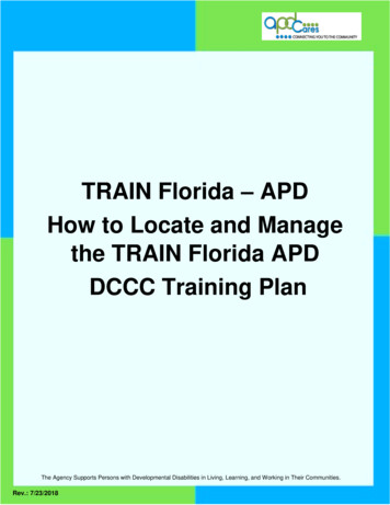 How To Navigate Train Florda Guide - APD