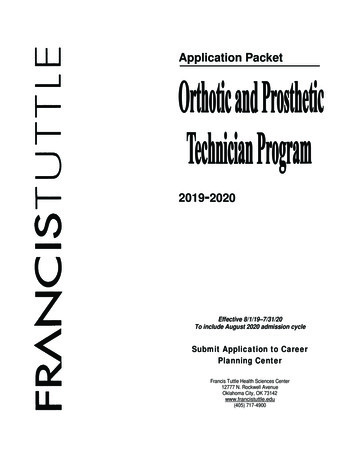 Application Packet - Francis Tuttle Technology Center