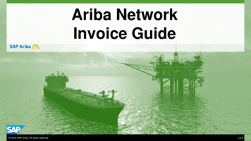 Ariba Network Invoice Guide - Bp Global