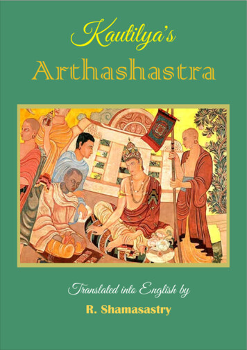 Kautilya's Arthashastra - Internet Archive