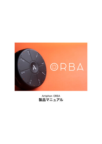 Artiphon ORBA 製品マニュアル - Amazon S3