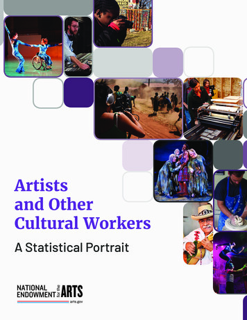Artists And Other Cultural Workers - National Endowment For The Arts