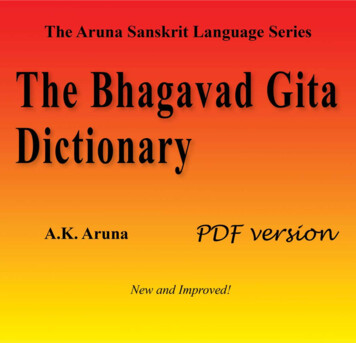 The Aruna Sanskrit Language Series - Upasana Yoga