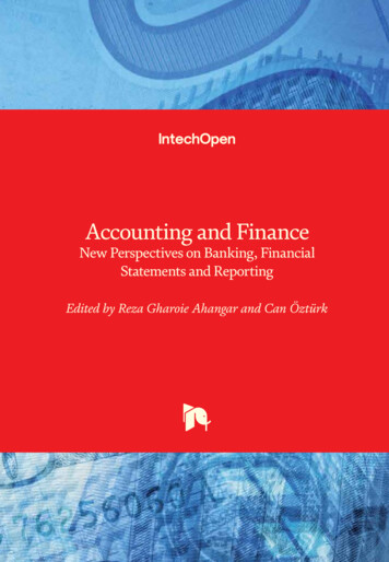 Accounting And Finance - IntechOpen