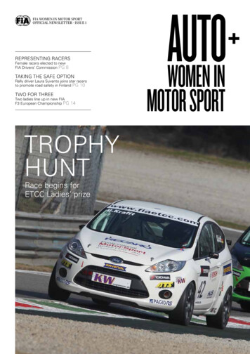 Auto Women In Motorsport - Federation Internationale De L'Automobile