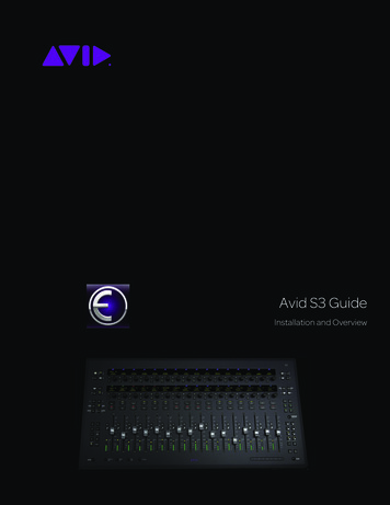 Installation And Overview - Cdn- Avid 