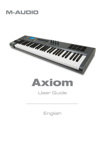 Axiom User Guide - IU