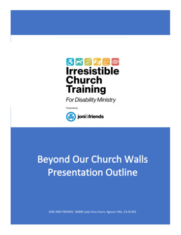 The Irresistible Church / Beyond Our Church Walls