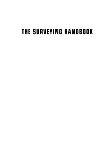 THE SURVEYING HANDBOOK - Springer