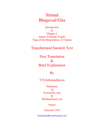 SRIMAD BHAGAVAD GITA - Lakshminarayanlenasia 