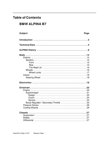 BMW ALPINA B7 - Internet Archive