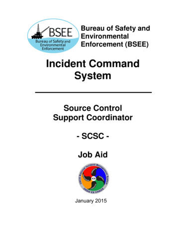 Incident Command System - Bureau Of Safety And Environmental Enforcement