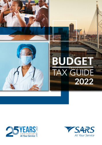 TAX GUIDE - South African Revenue Service