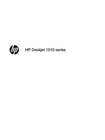 HP Deskjet 1010 Series