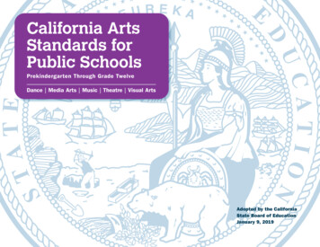 California Arts Standards For Public Schools