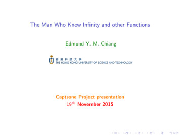 The Man Who Knew Infinity And Other Functions