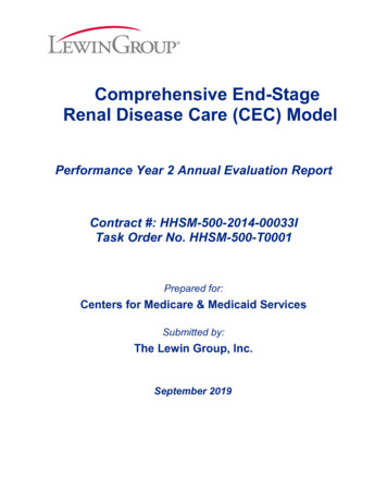 Comprehensive End Stage Renal Disease Care (CEC) Model