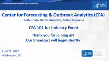 Center For Forecasting & Outbreak Analytics (CFA)