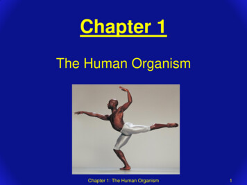Chapter 1: The Human Organism - Coastal Bend College